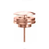 Best design Lyon low fontein afvoerplug 5/4'' rosé mat goud