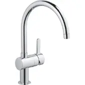 GROHE Keukenkraan Flair met Hendel en C-uitloop Chroom