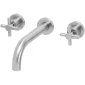 Boss & Wessing Bws wastafelkraan crux 2 knops afbouwdeel rvs look