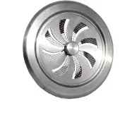 Weckx Ventilatierooster Weha Rond Afsluitbaar 15 cm RVS