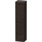 Duravit Hoge Kast D-Neo Kolomkast Wand 176 cm Rechtsdraaiend Mat Kastanje (Donker)