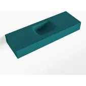 Mondiaz lex smag vrijhangende solid surface wastafel 90 cm. Positie wasbak midden