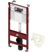 Tece Profil 3-in-1 set van wc-element met Uni-spoelreservoir incl. wandankers en geluidsisolatiemat