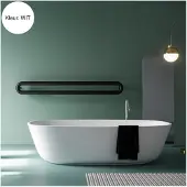 Instamat Designradiator Tubone-H 21x200x22cm Incl. Aansluitset Wit