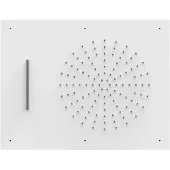 Tres Hoofddouche plafond met waterval 50x65 cm mat wit