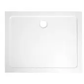 Aqualine Tecmi Gekweekte marmeren douchebak 100x70x3cm