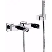 Sanimex Badmengkraan giulini badset met handdouche hoh 15 cm chroom