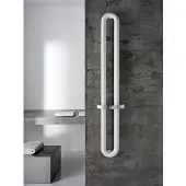 Instamat Designradiator Tubone-V 150x21x14cm Incl. Aansluitset Wit
