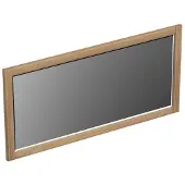 Forzalaqua Spiegel Gela 100x2x50 Cm Eiken Oyster