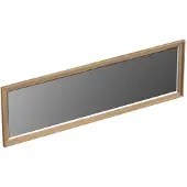 Forzalaqua Spiegel Reno 160x2x50 Cm Eiken Oyster