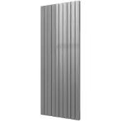 Plieger Designradiator cavallino retto dubbel 2146 watt middenaansluiting 200x75,4 cm zilver metallic