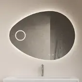 Gliss Design Badkamerspiegel Gliss Atlas 150x110cm Verticaal LED Met Spiegelverwarming