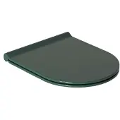 Salenzi Toiletzitting form slim met softclose glans groen