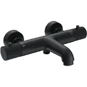 Boss & Wessing Badmengkraan thermostatisch bws ridged hartafstand 15 cm mat zwart