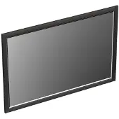 Forzalaqua Spiegel Gela 120x2x80 Cm Eiken Black Oiled