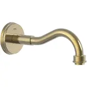 Tres Kraanhals clasic inbouw uitloop 21 cm verouderd messing mat