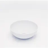 Boss & Wessing Waskom bws dorn 40x40x15 cm rond solid mat wit