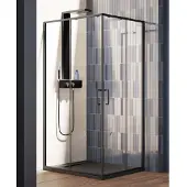 Lacus Nisdeur vulcano evo 120x200 cm schuifdeur mat zwart
