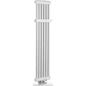 Sapho Fede Badkamerradiator 150x30,6cm, 6 elementen, mat wit