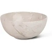 Globo Waskom t-edge rond 37x16 cm zonder overloop arabescato brown