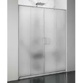 Lacus Nisdeur stromboli evo 2 schuifdeuren 160x200 cm mat glas chroom