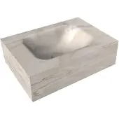 Mondiaz Fontein vrijhangend eden solid surface 40x12x23 cm ostra