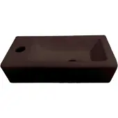 Best design Fontein morrano 37x18x9 cm links mat donkerbruin