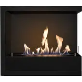Xaralyn Inbouwunit L bio-ethanol hoekhaard - Veilig open vuur - 3 KW verwarming