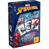 Dante spider-man super hero card game in display