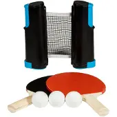 Toychamp SportX Tafeltennisnet 160cm met 2 batjes en 2 ballen