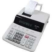 Sharp rekenmachine - CS2635RHGYS - grijs - 12 digit - 1x CR2032 batterij - SH-CS2635RHGYS