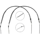 RIDEX 124C1169 Handremkabel