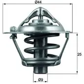 MAHLE ORIGINAL TX 113 82D Thermostaat, koelvloeistof