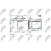 NTY NPW-BM-122 Homokineet reparatie set, aandrijfas