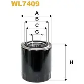 WIX FILTERS WL7409 Oliefilter