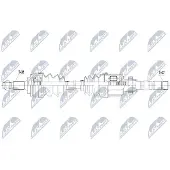 NTY NPW-CT-073 Aandrijfas