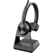 HP Mono-hoofdtelefoon Poly Savi 7310 UC DECT, 1880–1900 MHz, Draadloos, Kantoor / callcenter, 20 - 20000 Hz, 120 g, Hoofdtelefoon met microfoon, Zwart