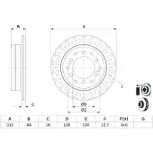 Bosch 0 986 479 F07 Remschijf