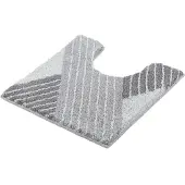 Kleine wolke - Toiletmat Cross Anthracite (grijs), 55x 55 cm