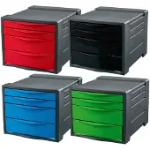 Esselte 2 Big And Small Europost Buc Drawers Assorted Veelkleurig Kinderen
