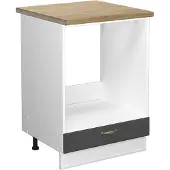 Vicco Fame-Line Ovenombouwkast – 60 cm, WB Eik Antraciet-goud