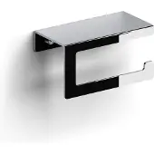 Clou Fold toiletrolhouder met cover, gebogen model, chroom