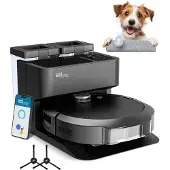 EZIclean Aspirateur robot laveur connecté avec base de vidage All-in-one Z10 Plus Noir