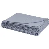 Yumeko Sprei Mousseline Katoen 260x240 Blauw - Eco, Bio & Fairtrade