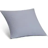 Yumeko Sierkussenhoes Mousseline Katoen 50x50 Blauw - Eco, Bio & Fairtrade