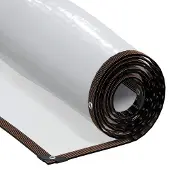 vidaXL Doorzichtig zeildoek met zeilringen 8x8 m polyethyleen
