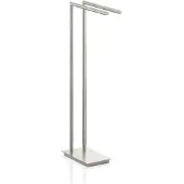 DECOR WALTHER Handdoekenstandaard - STRAIGHT 2, roestvrijstaal mat.