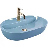 REA Opzetwastafel Aura 61 L.blue Shiny