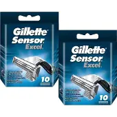 Gillette Sensor Excel Scheermesjes - 20 Stuks