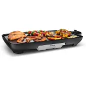 Tefal CB503813, Zwart, Zilver, Rechthoekig, Draaibaar, Plaat, 2000 W